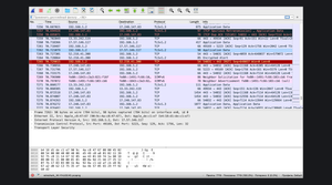Рабочее окно утилиты Wireshark